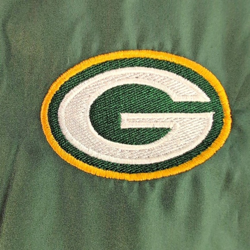 VTG Green Bay Packers Jacket Men's L NFL Apparel‎ Football Windbreaker - Large - Picture 7 of 10
